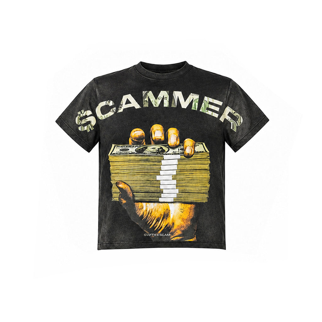 SCAMMER TEE BLACK